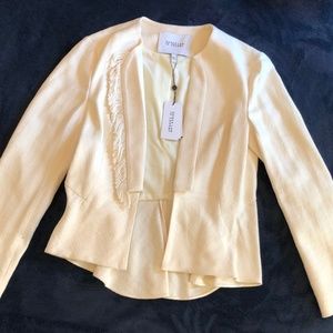 Derek Lam 10 Crosby Cream Blazer Size 8
